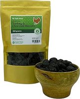 Grain Free Dog Treats with Turkey and Activated Charcoal – Supports Digestion & Fresh Breath, 300g