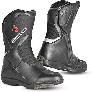 Men's Motorcycle Boots, Motorbike Shoes for Men, Motocross Boots with Superior Comfort and Protection, Motorcycle Shoes, Mens Motorbike Boots