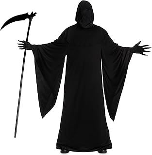 Morph Grim Reaper Costume for Men - Adult Halloween Costume - Spooky Grim Reaper Outfit for Halloween Parties