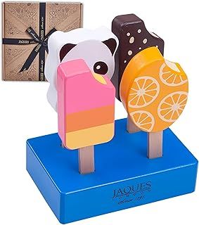 Jaques of London Ice Cream Toys for Kids | Wooden Play Food Toys for 3 4 5 6 Year Old Girls and Boys | Pretend Play | Quality Wooden Toys | Since 1795