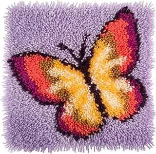 Trimits Latch Hook Kit, Butterfly, 30 x 30cm GCK099