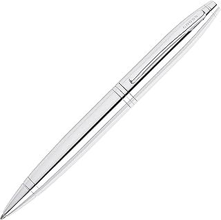 CROSS Calais Ballpoint Pen in Polished Chrome incl. Premium Gift Box – Refillable Medium Ballpen