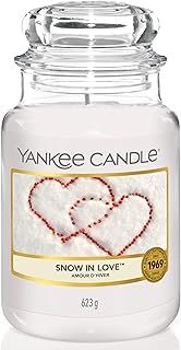 Yankee Candle Scented Candle | Snow In Love Large Jar Candle | Long Burning Candles: up to 150 Hours for Women