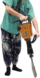 Heavy Duty Jack Hammer, 1700W Electric Heavy Duty Jack Hammer with Flat Chisel, Scraping Chisel and Point Chisel, Jack Hammer Concrete Breaker for trenching, Chipping, Breaking Holes in Concrete