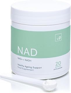 vP Vitality Pro NAD Powder 20g - 250mg x 80 Servings - Over 99% Purity Third Party Tested - Vitality Pro NAD Supplement - 20 Grams