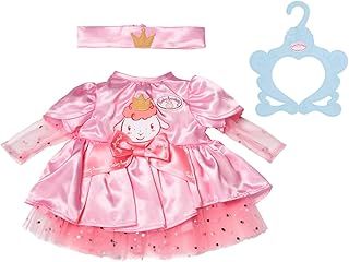 Baby Annabell Happy Birthday Dress 710548 - Pink Tulle Dress with Matching Crown Headband for 43cm Dolls - Suitable for Children from 3 years Old