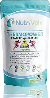 ThermoPower 1000mg | Thermogenic Fat Burner Increased Energy & Boost Performance | 60 Capsules