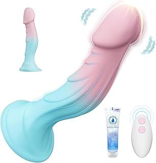 Women Sex Toys Dildo Vibrator - Sex Toys4couples Silicone Dildo Realistic Dildos with Suction Cup Anal Dildo With 9 Vibration, Thrusting Dildo Penis Vibrator Adult Sex Toy Woman Clitoral Anal Sex Toys