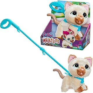 FurReal friends Walkalots Large Racker Interactive Toy Cat for Walking with Sounds and Reactions for Children from 4