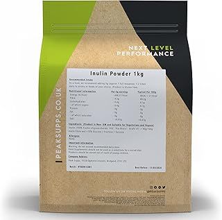 Inulin Powder 1kg | Prebiotic Fibre | Vegan | Packaging May Vary
