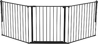 BabyDan Flex L, 90-223 cm, Stair Gate/Room Divider, Black, Made in Denmark - Baby Gate/Safety Gate (Pet Gate/Dog gate/Dog playpen)