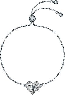 Ted Baker Cherisa Crystal Cluster Heart Adjustable Bracelet for Women