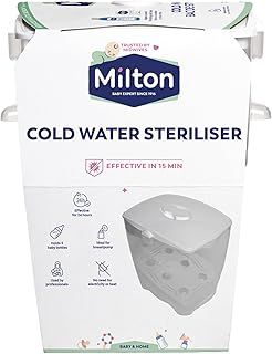 Milton Cold Water Steriliser (White), Packaging may vary