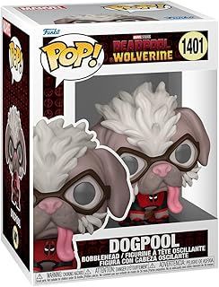 Funko Pop! Marvel: Deadpool & Wolverine - Dogpool - Collectable Vinyl Figure - Gift Idea - Official Merchandise - Toys for Kids & Adults - Movies Fans - Model Figure for Collectors and Display