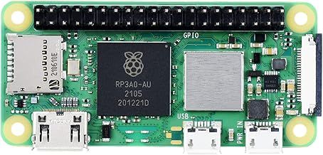 Waveshare Retrofited Raspberry Pi Zero 2 WH (with Pre-Solder Black Pinheader), Five Times Faster. 1GHz Quad-Core Arm Cortex-A53 CPU, Onboard WiFi, BT4.2 BLE