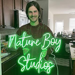 Custom Neon Light Signs for Wall Decor LED Personalized Large Lights Sign Bedroom Home Room Decor Wedding Party Salon Gift for Bar Logo Neon Signs Decoration (10 to 55 inches)