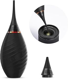 K&F Concept 2 in 1 Powerful Rocket Air Blower, Dust Cleaner, Lens Blower, Air Blaster for Digital, DSLR, SLR, Camera Lenses and Electronics, Clean Duster, Lens Cleaner - Extension & Short Nozzle