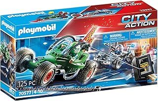 PLAYMOBIL 70577 City Action Police Go-Kart Escape, for Children Ages 4 - 10