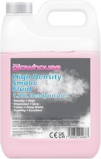 The Glowhouse Long Lasting High Density Smoke Fog Fluid DJ & Party Effect Mist Haze Liquid for Machines 1.75L