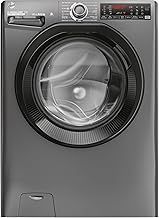 Hoover H-WASH&DRY 350 Freestanding Washer Dryer, 8 Kg Wash + 6 Kg Dry, 1400 RPM, Combined Cycle Class D, Wi-Fi & Bluetooth, Auto Care & Steam Care Pro, Anthracite, 60x54x85 cm - H3DPS4866TAMBR80