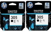 HP 305 2-pack Black Original Ink Cartridges (6ZD18AE)