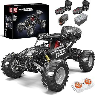 Mould King 18038 RC Off-Road Building Car Toys, Bigfoot Climbing Car Building Blocks Model Set with Motors, Building Blocks Toy Gifts for Adults and Children (1016 Pieces)