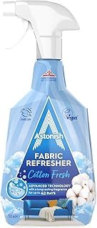 Astonish Fabric Refresher Spray for Freshening Clothes, Curtains, Carpets and Fabrics, Cotton Fresh Scent, 750ml