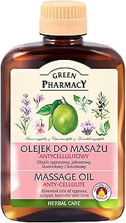Green Pharmacy Body Massage Essential Oil Anti-cellulite Cypress Juniper Lavender Lime Natural Oils 200 ml