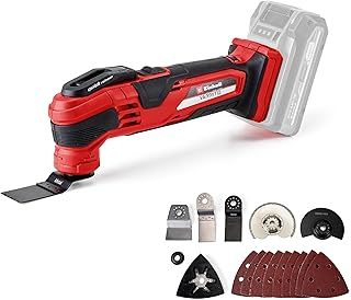 Einhell Power X-Change Cordless Multi Tool - 18V Multi-Use Cutting And Sanding Tool For Wood, Plastic, Metal And Tile - VARRITO 18V Oscillating Multi Tools With Accessories (Battery Not Included)