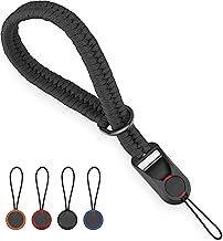 SUNYA Camera Wrist Strap for Photographers Quick Release Paracord Rope Camera Hand Strap Compatible for DSLR or Mirrorless Camera