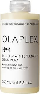 Olaplex No. 4 Bond Maintenance Shampoo, Repairs, Strengthens, & Nourishes All Hair Types, Adds Shine & Leaves Hair Feeling Soft, 250ml
