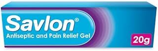 Savlon Antiseptic & Pain Relief Gel, First Aid for Relief of Pain, Itching & Irritation, Contains Anaesthetic to Numb Pain & Antiseptic to Help Prevent Infection (20g, 1 pack)