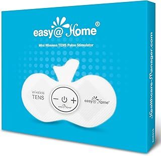 Wireless TENS Machine for Pain Relief, Easy@Home Rechargeable Compact TENS Unit EMS Muscle Stimulator, Portable Pain Management Device PL-029K5