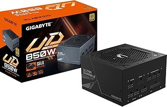GIGABYTE UD850GM PG5 V2 Power Supply Unit - 850W, 80 PLUS Gold, Support PCIe Gen 5.0 graphics card, Fully Modular, ATX 3.0, UK plug