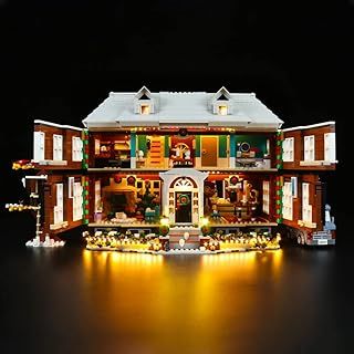 Led Light Set for Lego Home Alone,Decoration Lighting Kit for Lego Ideas 21330 Home Alone Collectible Bricks Building Blocks Model,Creative Gift (No Lego)(Standard)