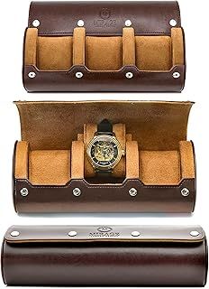 Watch Case for Men - Watch Roll Travel Case - Storage Organizer and Display - Mirage Watch Roll Case…