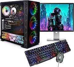 Budget Gaming PC 19” Bundle Intel Core i3-8GB RAM - 500GB HDD – GT 730 2GB NeonZilla ARGB Gaming Case - WINDOWS 10