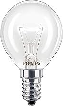 Philips Oven P45 Lustre Bulb [E14 Small Edison Screw] 40W Incandescent Appliance Lamp for High Heat Appliances, Stoves, Cookers, Rotisseries.