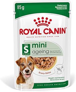 Royal Canin Mini Ageing 12+ Senior in Gravy Wet Dog Food 85g (Pack of 12)