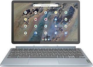 Lenovo IdeaPad Duet 3 Chromebook 10.95 Inch 2K Tablet (Qualcomm Snapdragon 7c Gen 2, Octa-core 2.55GHz, 4GB RAM, 128GB eMMC 5.1, ChromeOS) - Misty Blue