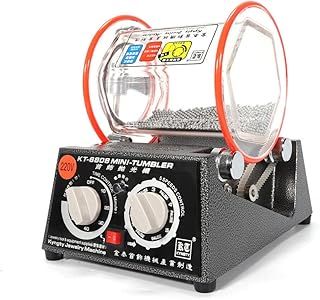 Jewelry Polisher Tumbler Mini Rotary Surface Polisher 3Kg 6.6 Lbs Capacity 35W Polishing Finishing Machine