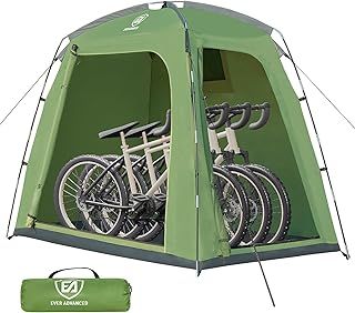 EVER ADVANCED Bike Storage Outdoor 200 * 120 * 165cm Bike Cover for Outside Storage Waterproof Bike Shed for 3 Bikes Bicycle Cover Bike Tent Bike Store Shelter Storage Tent
