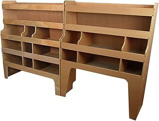 Plywood Van Racking Fits inside Ford Transit Custom SWB & LWB Offside Tool Shelving Utility Shelves Organiser FREE L-Shaped Brackets