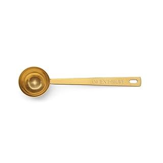 Ancient + Brave - Ritual Scoop - Gold Finished Stainless Steel Measuring Spoon - Approximate Measure - Perfect Measuring Spoons for Collagen Supplements - Includes Gift Box