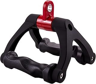 HXD-ERGO Ergonomic Gym Handles, Heavy Duty Exercise Handles for Cable Crossover Machine Tricep Exercise LAT Pull Down and Resistance Bands, Anti-slip and Anti-sweat Comfortable Grip