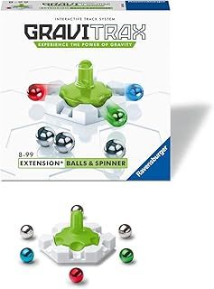 Ravensburger GraviTrax Balls & Spinner Add On Extension Accessory - Marble Run Construction Toy For Kids Age 8 Years and Up - STEM