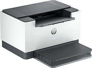 HP LaserJet M207dw Printer, Compact, Black and White, Wireless, Print, Easy Setup and Reliable Wi-Fi, Up to 28/27 (Letter/A4) Simplex ppm, Best Home Office Laser Printer, Best Laser Printer for Office