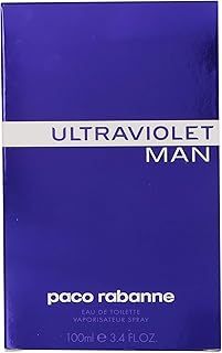 Ultraviolet by Paco Rabanne Eau De Toilette For Men, 100ml, heather black