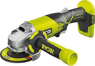 Ryobi R18AG-0 ONE+ Angle Grinder, 18V (Body Only), Green & Black