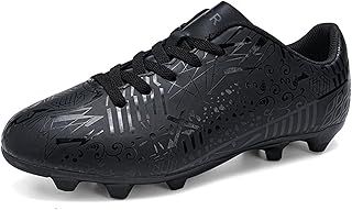 GWMDKI Boys Football Shoes Kids Girls FG/AG Soccer Athletics Training Sport Running Shoes Profession Competition Teenager Indoor Outdoor Cleats Sneakers